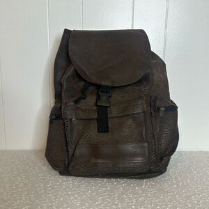 Vintage FRIENDS Warner Bros Diet Coke Pebbled Leather Backpack Back Pack